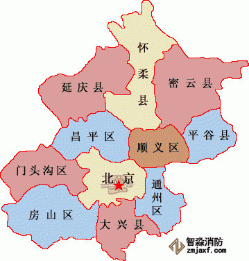 北京市消防检测设备区域划分